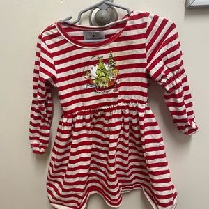 Girls Grinch Dress-size small (2T).